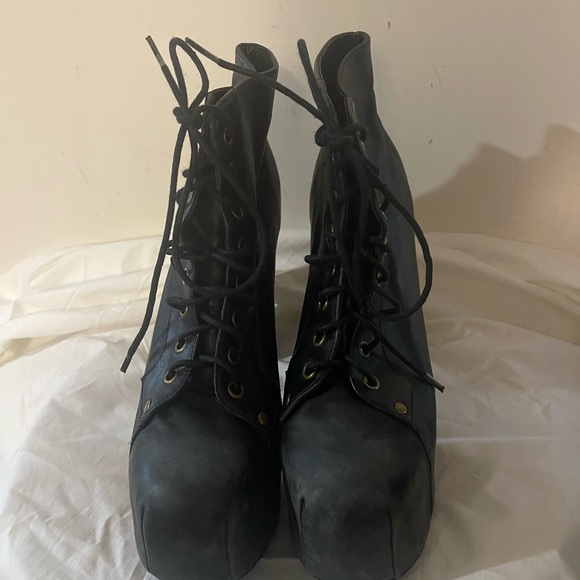 Jeffrey Campbell Platform Ankle Boots - Picture 2 of 8